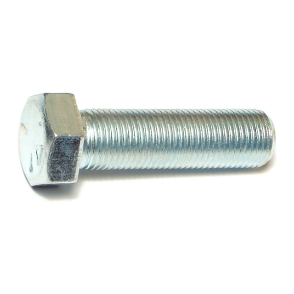 Midwest Fastener Grade 5, 9/16"-18 Hex Head Cap Screw, Zinc Plated Steel, 2 in L, 4 PK 63165 - main